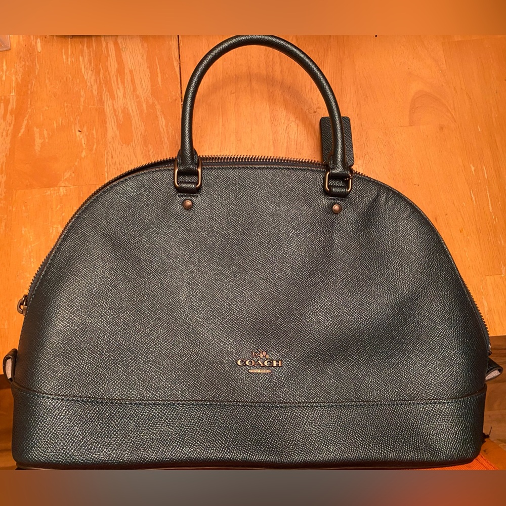 Dark Teal Coach Purse